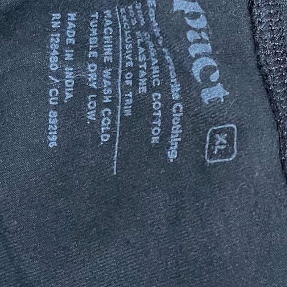 Pact Womens Organic Cotton Black Leggings Size XL - Picture 6 of 6